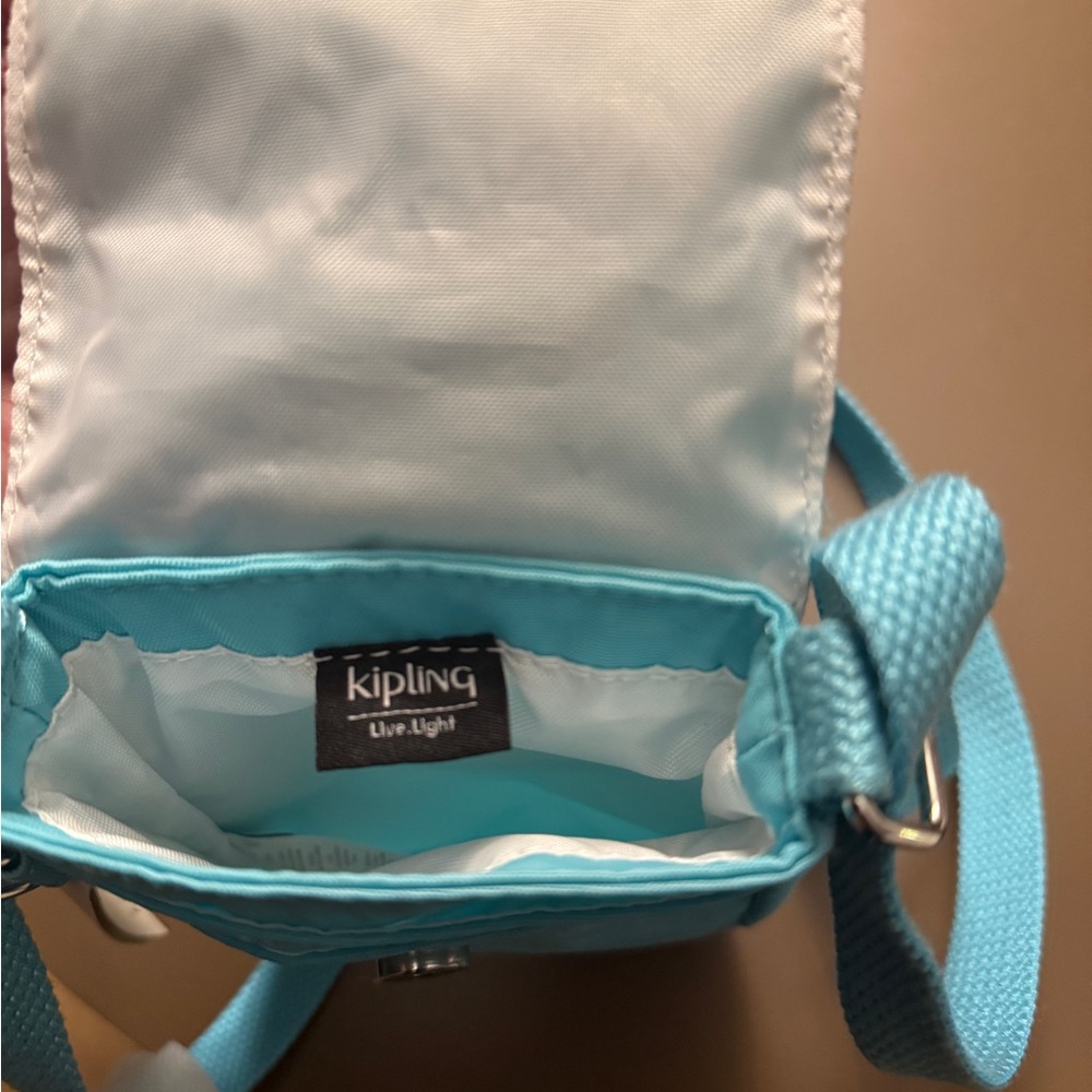 Kipling Tissy Aqua Crossbody Bag phone bag - Picture 8 of 8